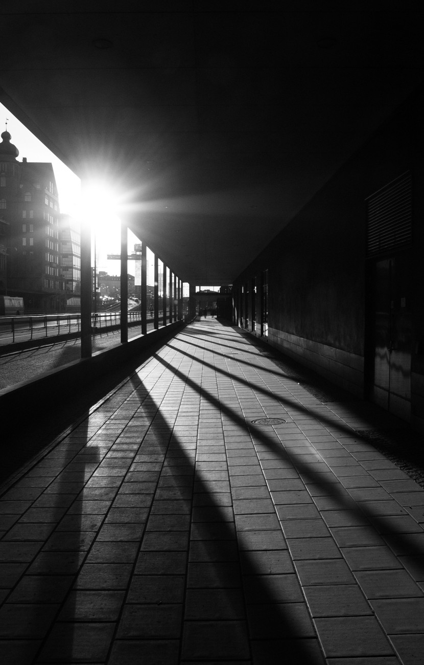 Sunlight when leaving Fotografiska