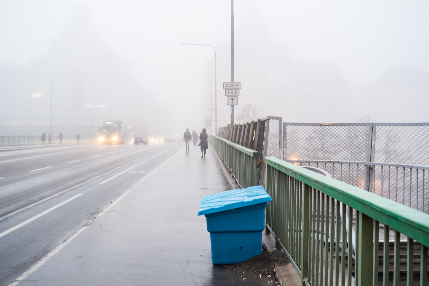 Stockholm morning fog