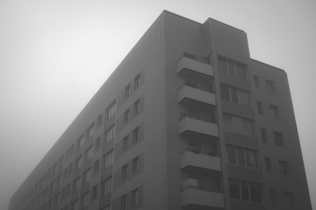 Eskilstuna, Nyfors, hiding in fog